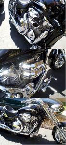 Q5 AIR SYSTEM (RAW FINISH) FOR HONDA VTX1800C