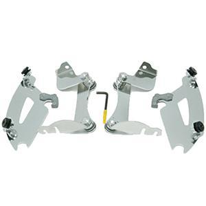 POLISHED BULLET FAIRING TRIGGER-LOCK MOUNTING KIT FOR HONDA 04-09 VTX1300C (EXPOSED FORKS)