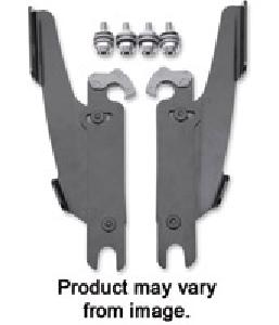 BULLET FAIRING BLACK TRIGGER-LOCK MOUNTING KIT FOR HONDA 04-09 VTX1300C (EXPOSED FORKS)