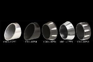 BLACK CERAMIC FLUTED B1 STYLE QUICK CHANGE END CAP FOR BASSANI'S ROAD RAGE 2 IN 1 EXHAUST SYSTEM