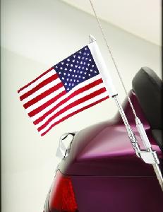 ANTENNA MOUNT W/ FLAG (CHOOSE FLAG) FOR HONDA 01-UP GOLDWING (EXCEPT F6B)