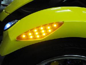 RUNNING LED AMBER LIGHTS FOR CAN-AM SPYDER RS 08-UP/ RT 10-12