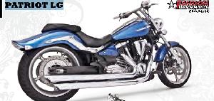 CHROME PATRIOT LG FOR YAMAHA ROADSTAR