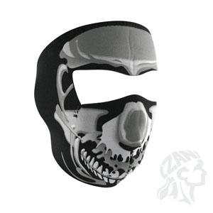 NEOPRENE FACE MASK CHROME SKULL (TU509277/ PA25030085)