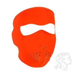 NEOPRENE FACE MASK HIGH VISIBILITY ORANGE