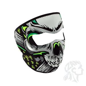NEOPRENE FACE MASK LETHAL THREAT BIOHAZARD SKULL