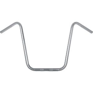 18 INCH CHROME APE HANGER W/ 7 INCH PULLBACK 