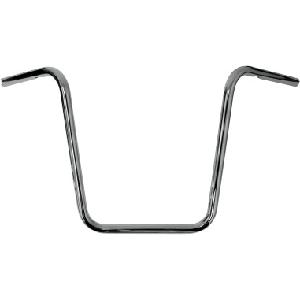 18 INCH CHROME APE HANGER W/ 6 INCH PULLBACK 