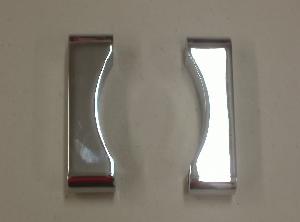 FRONT FENDER CHROME MOUNTING SPACERS FOR HARLEY TOURING 