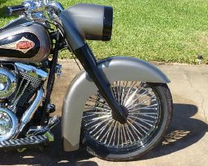 STRECHED HEADLIGHT NACELLE FOR HARLEY 94-UP SOFTAIL