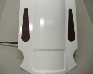 BAGGER FENDER FENDER (COVER) W/ FLUSH TEAR DROPS FOR HARLEY TOURING 