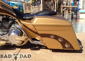 STRECHED SIDE COVERS FOR HARLEY 09-UP TOURING