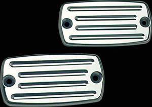 CHROME BILLET MASTER CYLINDER COVERS