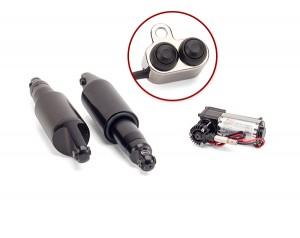 2009-UPH-D TRI GLIDE ULTIMATE RIDE KIT CHROME OR BLACK (CHROME OR BLACK HANDLEBAR INFLATION SWITCH)