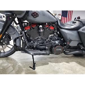2017 & NEWER HARLEY TOURING D&D M8 BILLET CAT 2 INTO 1 EXHAUST BLACK WITH BLACK STRAIGHT CUT TIP