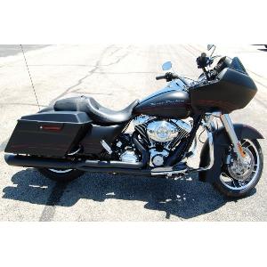 2 INTO 1 FAT CAT BLACK EXHAUST FOR 09-16 TOURING MODELS