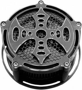 BILLET AIR CLEANER BAD AXE FOR TWIN CAM MODELS (BLACK OR CHROME)
