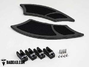 992 FRONT FLOORBOARDS CHROME OR BLACK (1997-current Touring models & 2000-current Softail models)