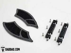 992 REAR FLOORBOARDS CHROME OR BLACK (1997-current Touring models & 2000-current Softail models)