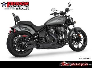 4.5 2 INTO 1 COMBAT SHORTY BLACK FOR INDIAN CHIEF 2022-UP
