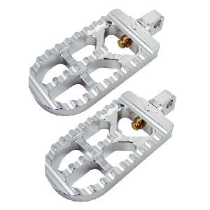 SERRATED FOOTPEGS LONG FOR INDIAN SCOUT ((BLACK OR SILVER))