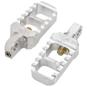 SERRATED STUBBY FOOTPEGS FOR INDIAN SCOUT ((BLACK OR SILVER))