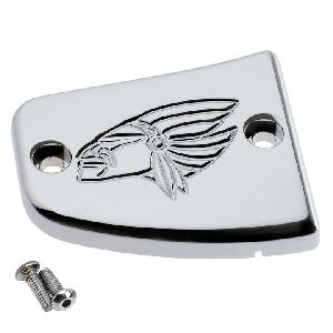 FRONT MASTER CYLINDER COVER WARRIOR FOR INDIAN SCOUT ((CHROME OR BLACK))
