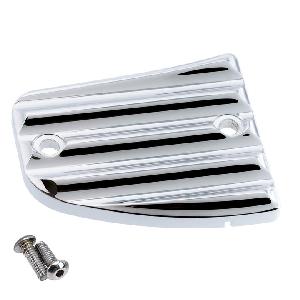 FRONT MASTER CYLINDER COVER FINNED FOR INDIAN SCOUT ((BLACK OR CHROME))