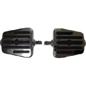 MINI FLOORBOARDS WITH MALE ADAPTER ((CHROME OR BLACK))