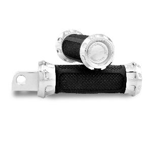 M8 SOFTAIL - OVERDRIVE PASSENGER PEGS ((BLACK OR CHROME))