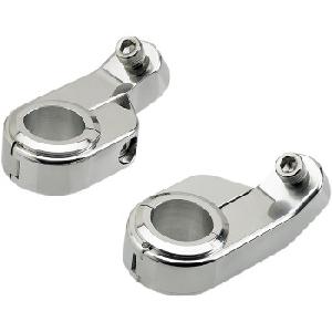 ANGLED O/S SPEED CLAMPS ((BLACK OR CHROME))