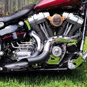 BLOW EXHAUST FOR SPORTSTER MODELS 1986-ON 883-1200 ALL MODELS WITH FORWARD CONTROLS