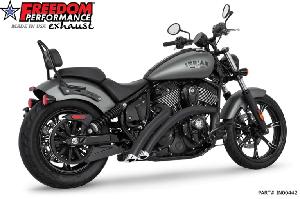 RADICAL RADIUS BLACK EXHAUST FOR INDIAN CHIEF 2022-UP