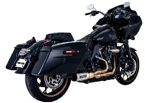 HI-OUTPUT RR EXHAUST SYSTEM FOR 17-23 TOURING MODELS (BLACK OR BRUSHED)