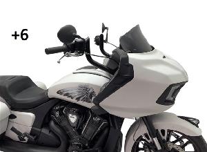 FOLSOM PRISON SERIES HANDLEBARS FOR INDIAN CHALLENGERS AND CHIEFTAINS