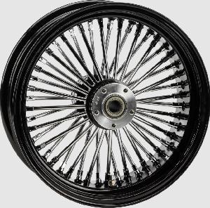 16 X 5.5 REAR WHEEL CHROME & BLACK