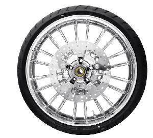 ATLANTIC FRONT WHEEL & TIRE PACKAGE FOR TOURING MODELS W/ ABS