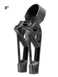 FASTBACK RISERS FOR 2022-UP LOW RIDER (INCLUDES CLAMP & GAUGE BRACKET)