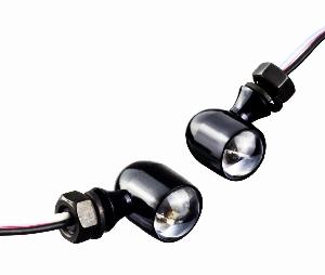 MINI BULLET REAR LED BRAKE / TURN SIGNAL AND RUNNING LIGHTS - (2 LIGHTS INCLUDED)