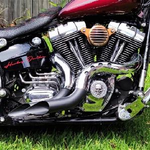 BLOW OUT EXHAUST SYSTEM FOR HD BIG TWIN / EVO 1984-2017