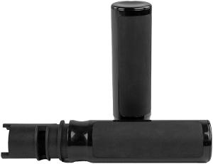23-UP TOURING CHROME BILLET CUSHIONED GRIPS