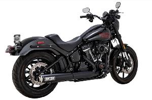 SUPER SPORT SLIP-ON MUFFLER FOR 25+ SOFTAIL LOW RIDER / HERITAGE & STREET BOB