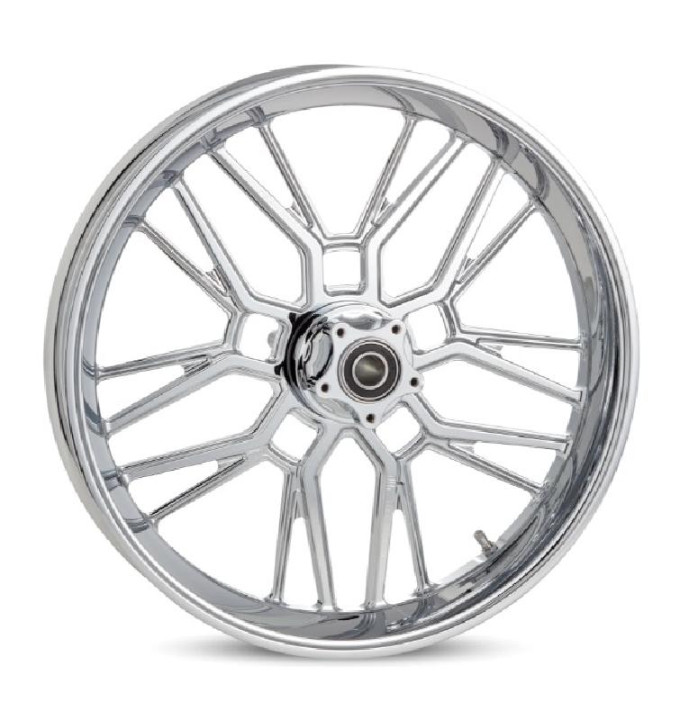 MeanCycles | SPLIT SPOKE FORGED FRONT WHEEL WITH HUB - CHROME - Part No ...