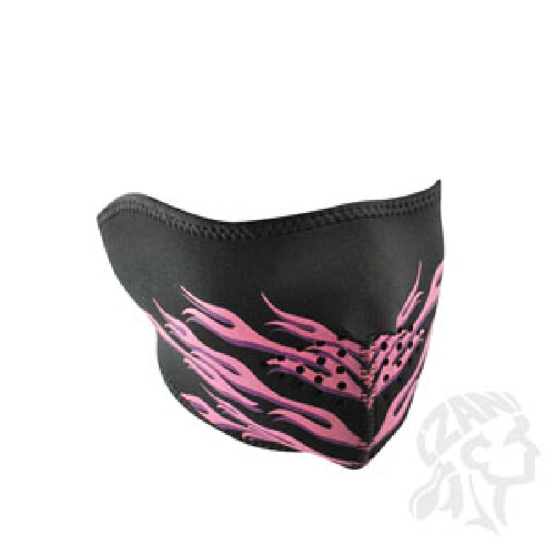 MeanCycles | NEOPRENE HALF FACE MASK PINK FLAMES (TU509338/ PA25030113 ...